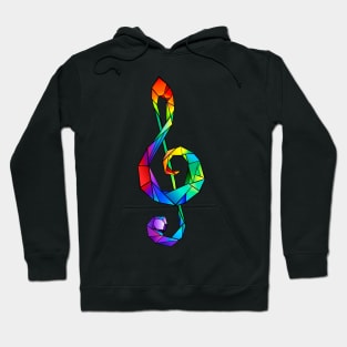 Rainbow Musical Key Hoodie